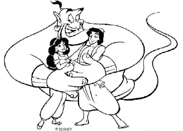 620x443 Aladdin Coloring Pages
