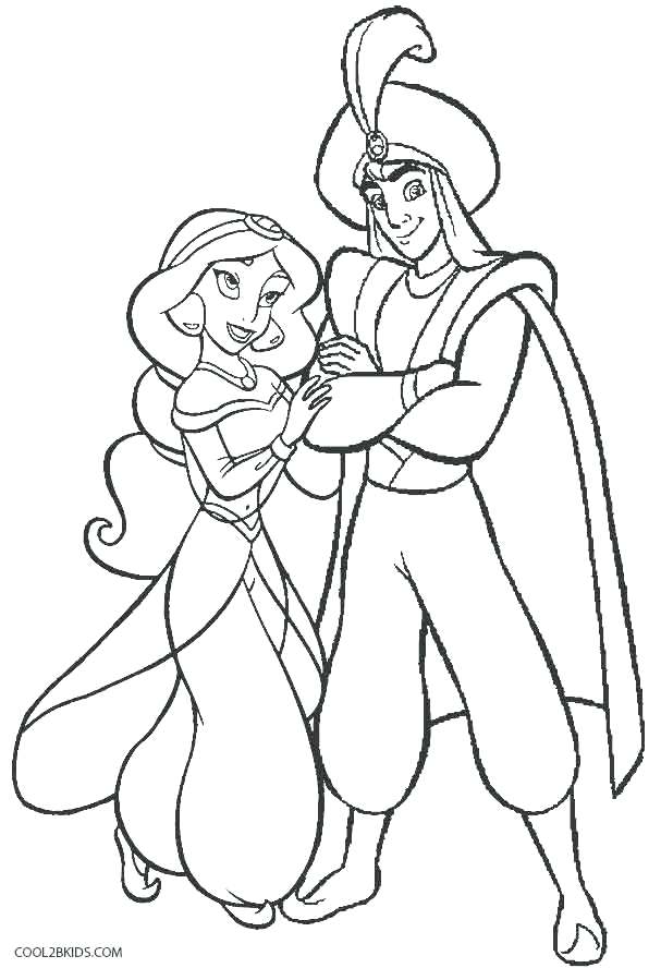 607x888 Coloring Pages Free For Kids To Sultan Soldiers Sultan Jasmine