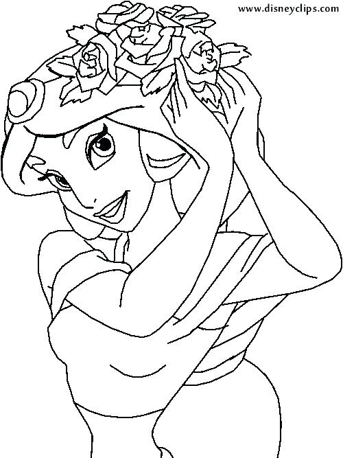 500x667 Jasmine And Aladdin Coloring Pages Coloring Pages Carpet Jasmine