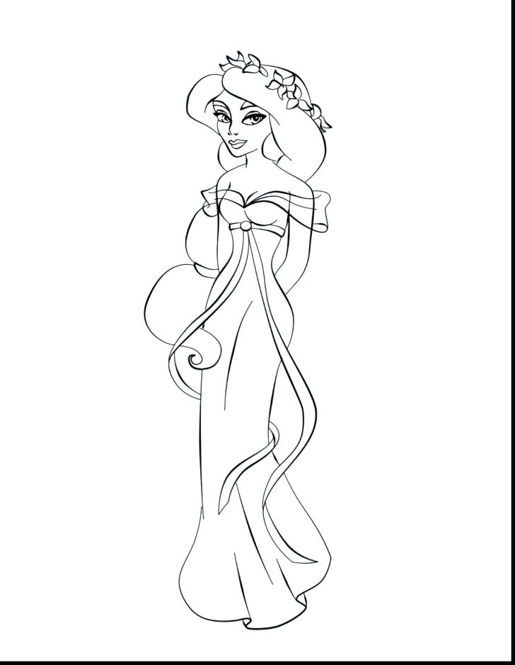 728x939 Meet Jasmine Coloring Pages Meet Jasmine Coloring Pages A Jasmine
