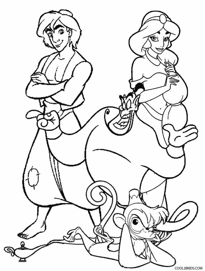 670x882 Printable Jasmine Coloring Pages For Kids Cool2bkids