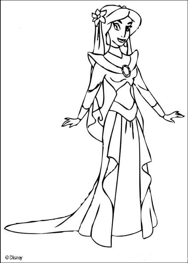 607x850 Coloring Page About Aladdin Disney Movie. Drawing About