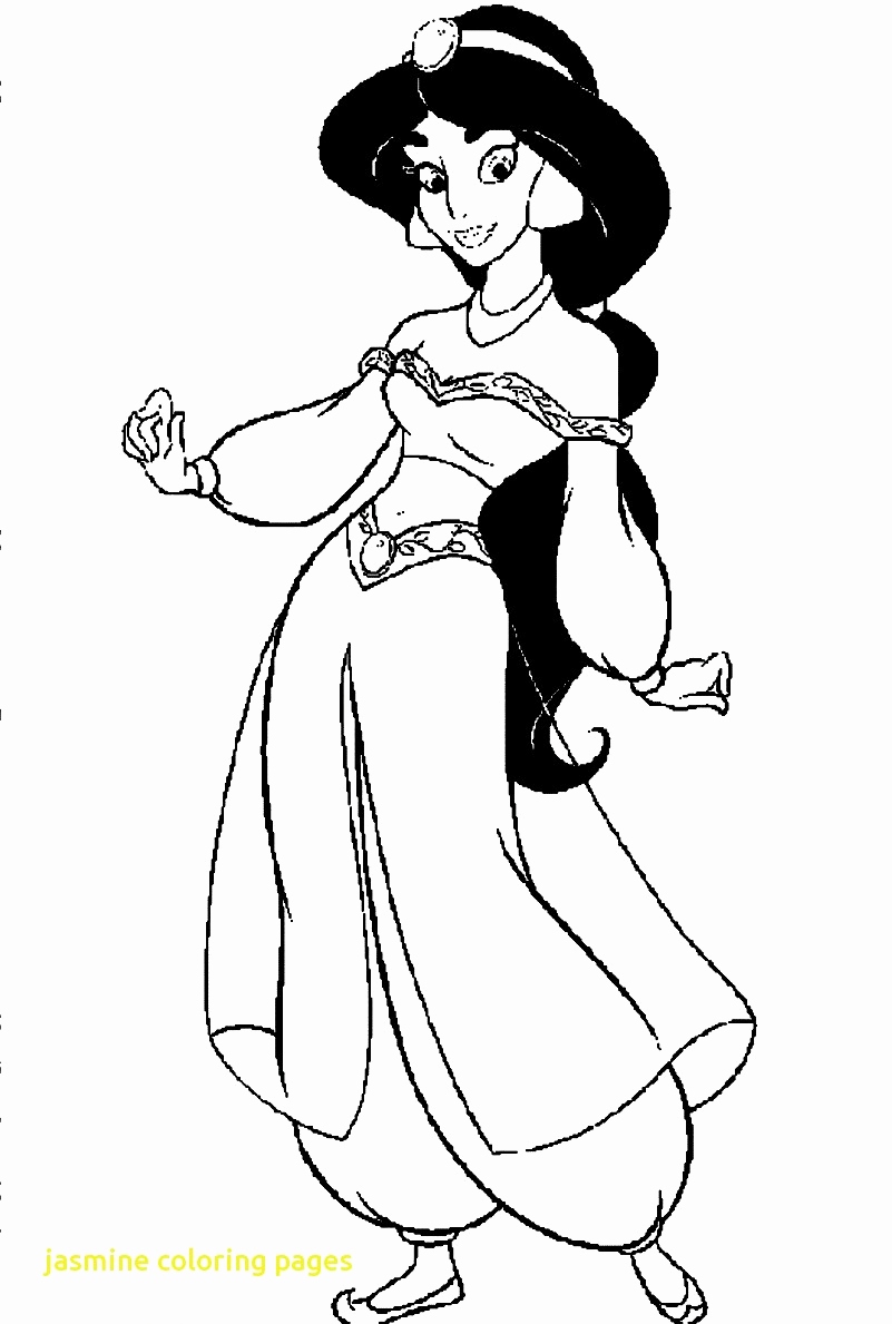 Jasmine Printable Coloring Pages