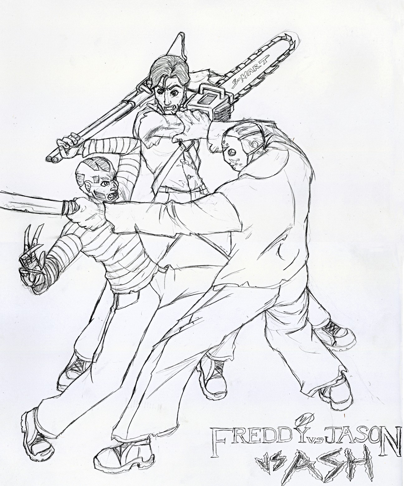 1296x1560 Freddy And Jason Coloring Pages