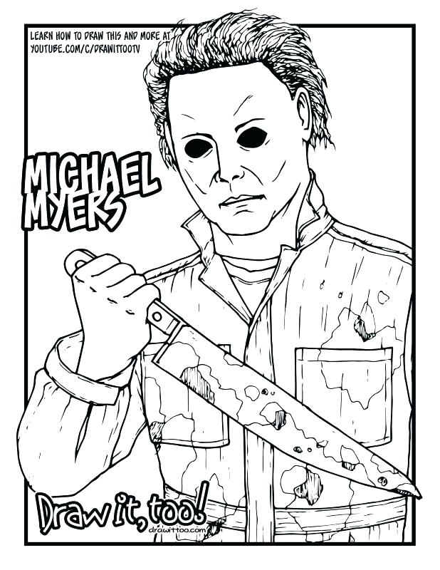 618x800 Jason Voorhees Coloring Pages Coloring Pages The Jason Voorhees