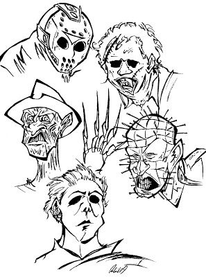 Jason Voorhees Coloring Pages