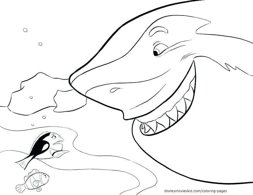 863x667 Coloring Jaws Coloring Pages Hammerhead Print. Jaws Coloring Pages