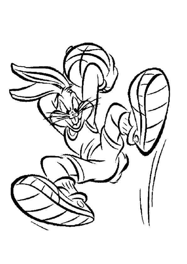 595x842 Basketball Coloring Pages