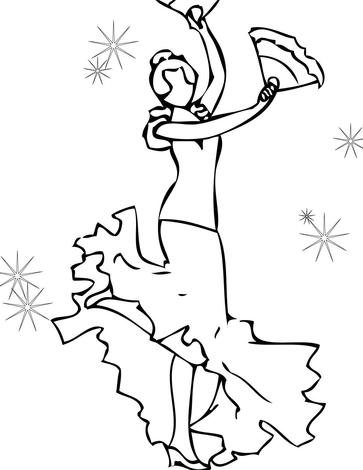 1275x1650 Jazz Dance Coloring Pages For Kids Best Of Dancing