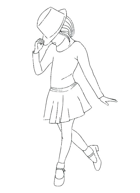 570x781 Dance Coloring Page Shippa.co