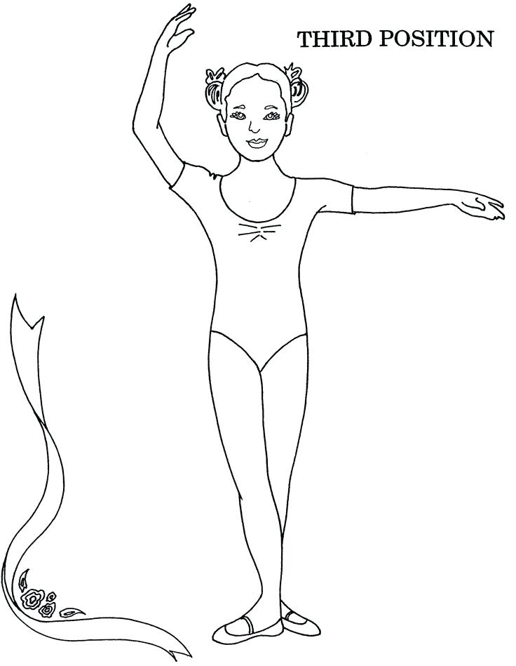 736x949 Dance Coloring Pages Another Ballet Class With Dancers