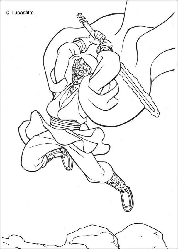 607x850 Jedi Knights Coloring Pages