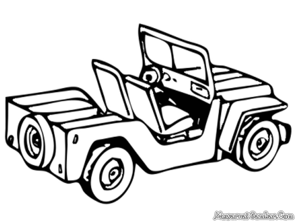Jeep Coloring Pages