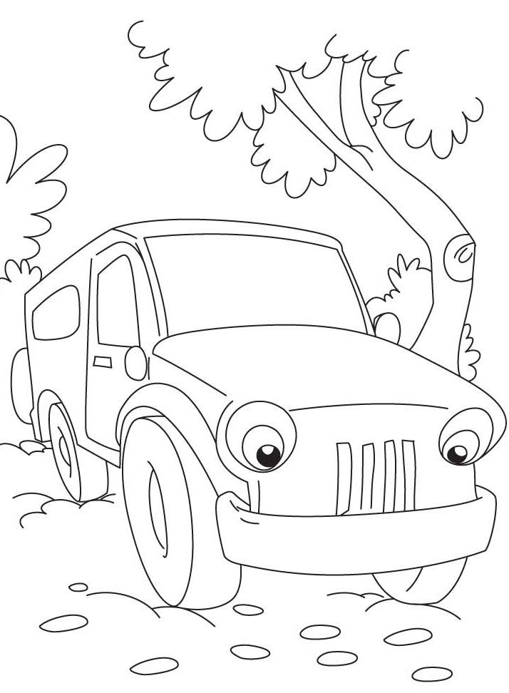 714x972 Top 10 Free Printable Jeep Coloring Pages Online Jeeps, Child