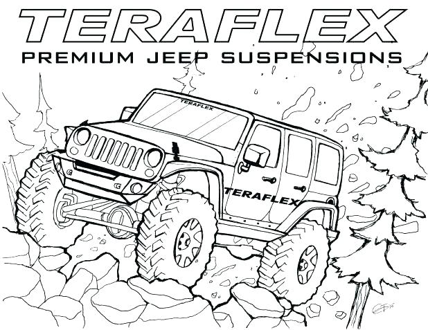 618x477 Jeep Coloring Page Jeep Coloring Pages Police Jeep Coloring Pages