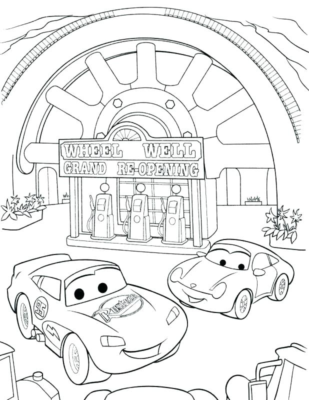 618x800 Jeep Coloring Page
