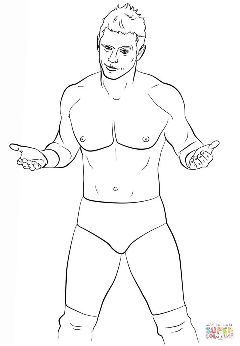 824x1186 Wwe Coloring Pages Jeff Hardy