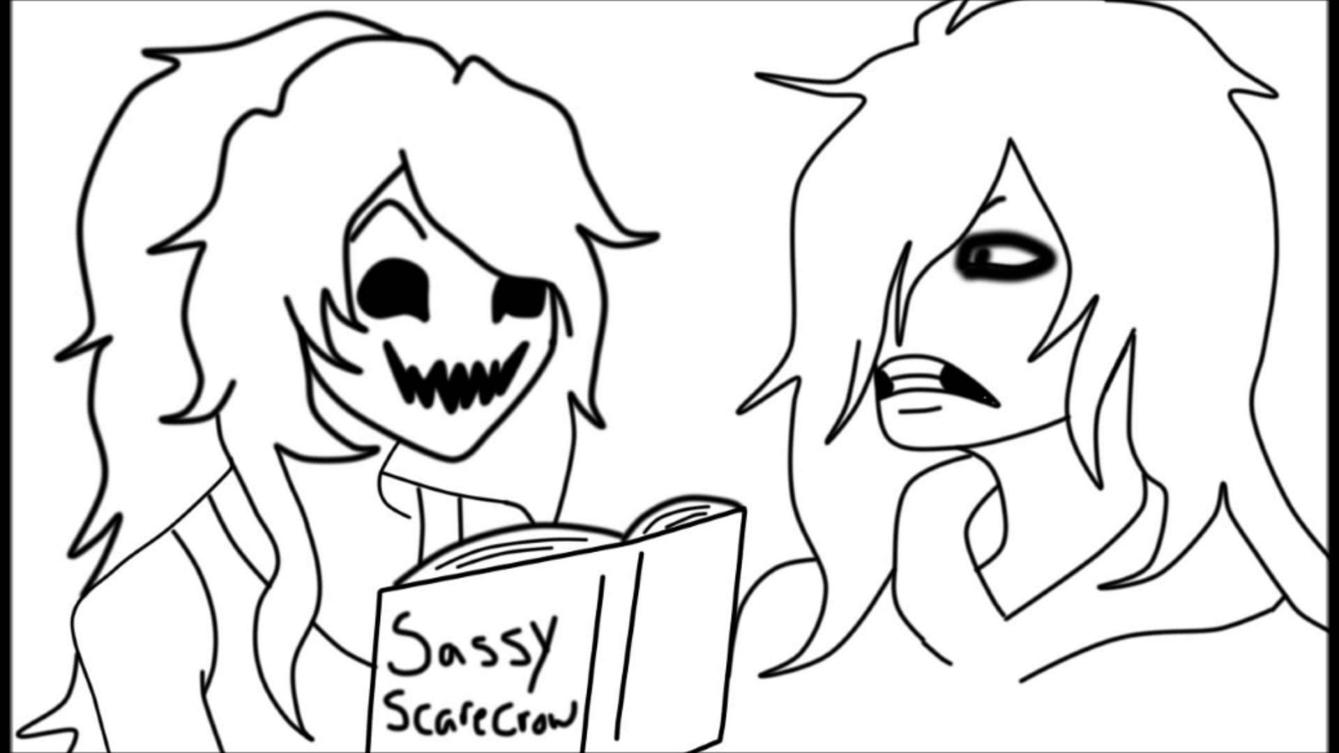 1920x1080 24 Creepypasta Coloring Pages Collections Free Coloring Pages