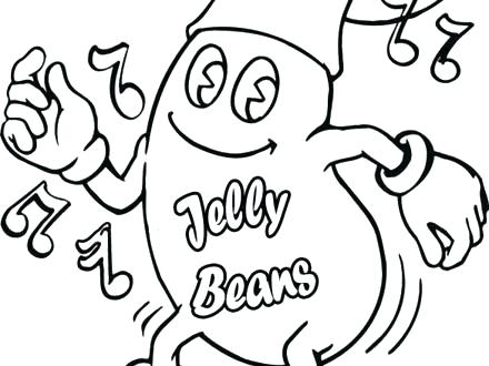 440x330 Jelly Bean Coloring Page How Many Jelly Beans Coloring Page