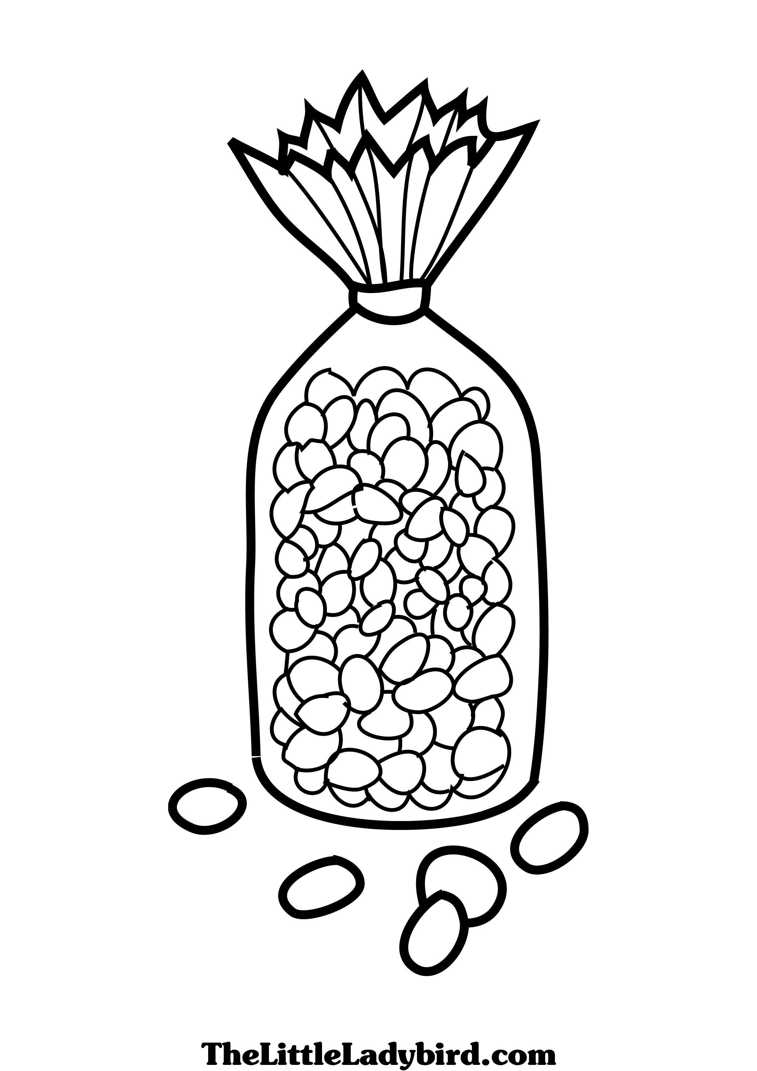 2480x3508 Jelly Coloring Page Of Jar