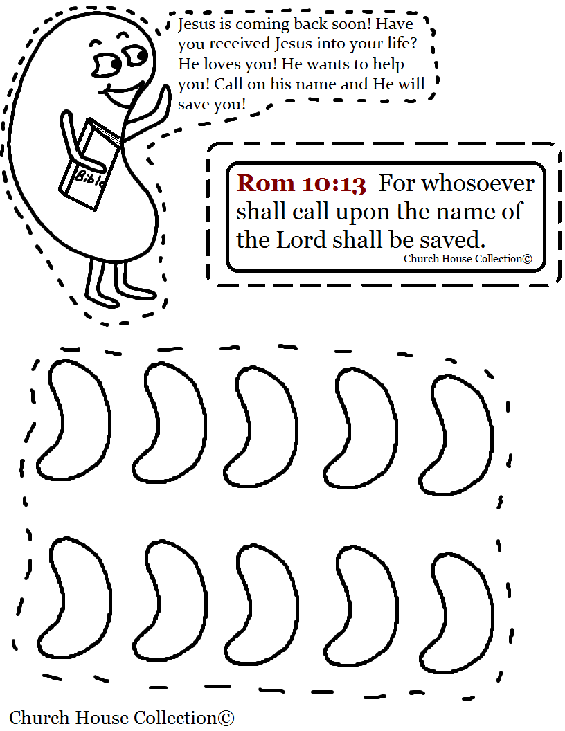 816x1056 Jelly Bean Carrying Bible Coloring Page Romans 10 13 For Whosoever