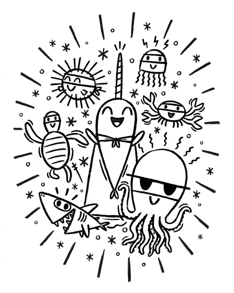 819x1024 Fun Amp Flotsam Narwhal And Jelly