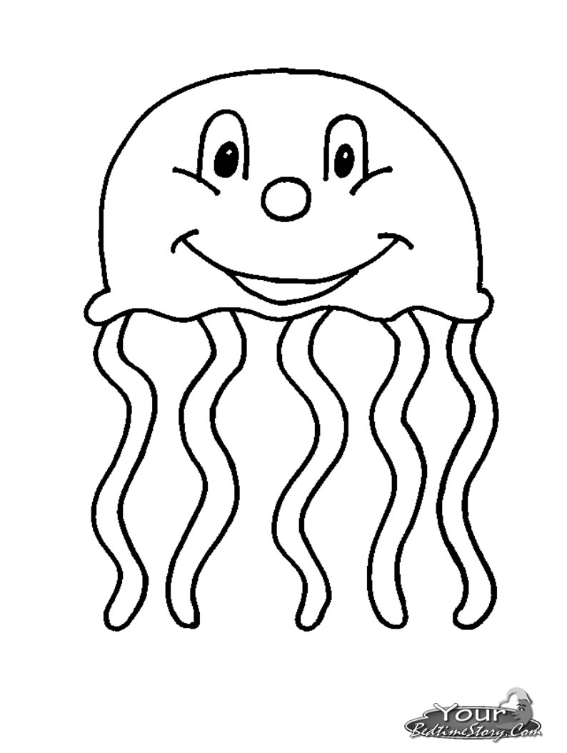 794x1054 Jellyfish Coloring Pages To Download And Print For Free
