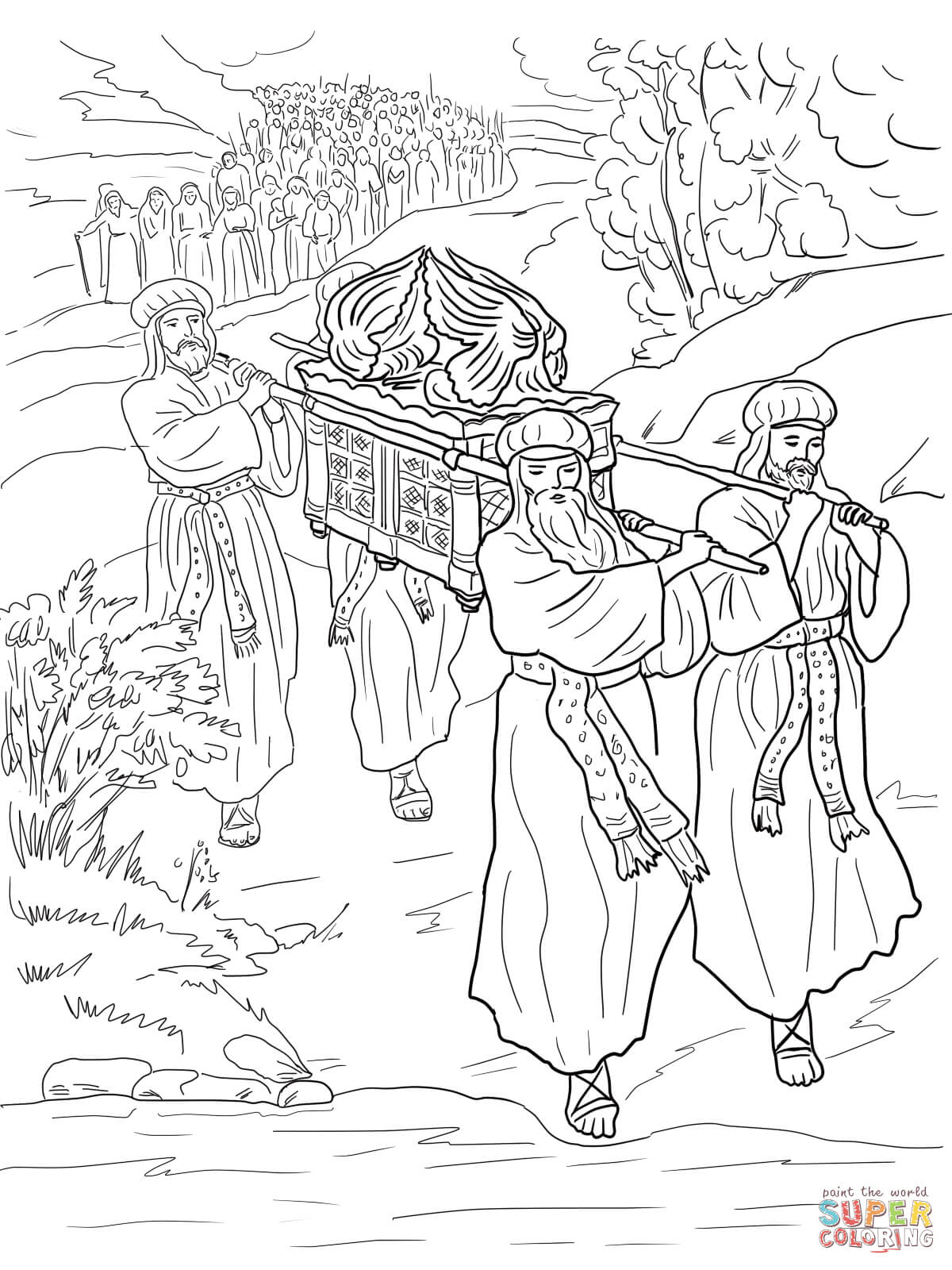 1200x1600 Walls Of Jericho Falling Coloring Page Free Printable Coloring