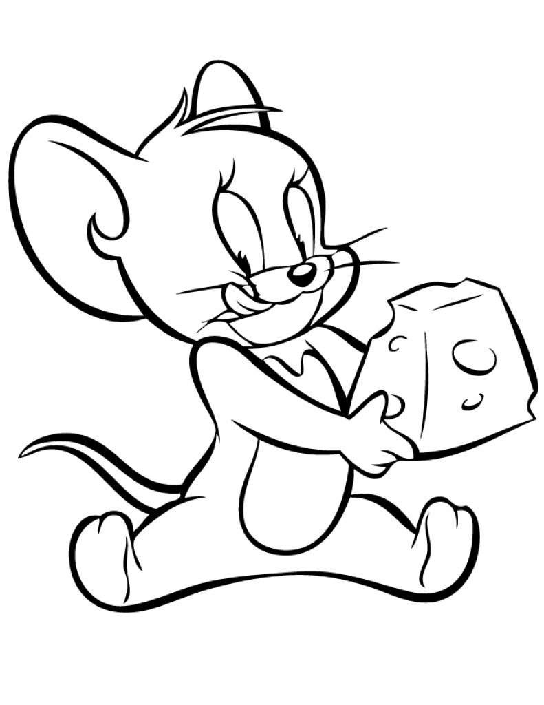 791x1024 Tom And Jerry Coloring Pages To Print Archives Gobel Coloring