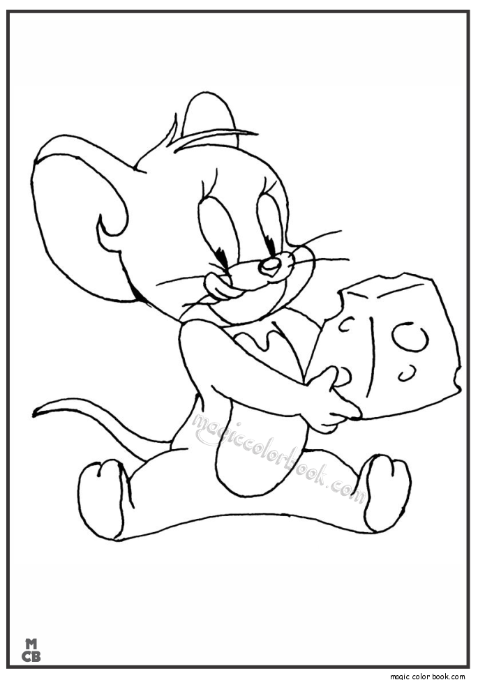 685x975 Tom Jerry Coloring Pages 05