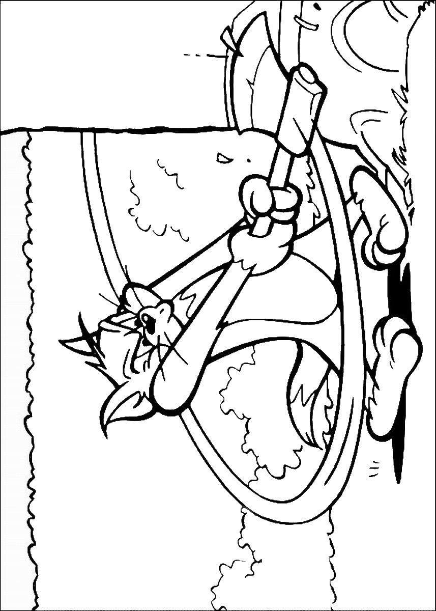 857x1200 Tom And Jerry Coloring Pages