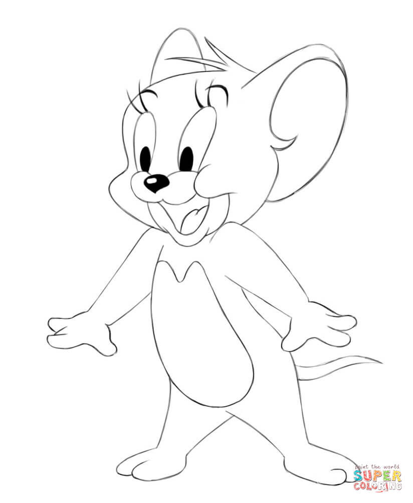 824x1003 Tom And Jerry Coloring Pages Free Coloring Pages Tom And Jerry