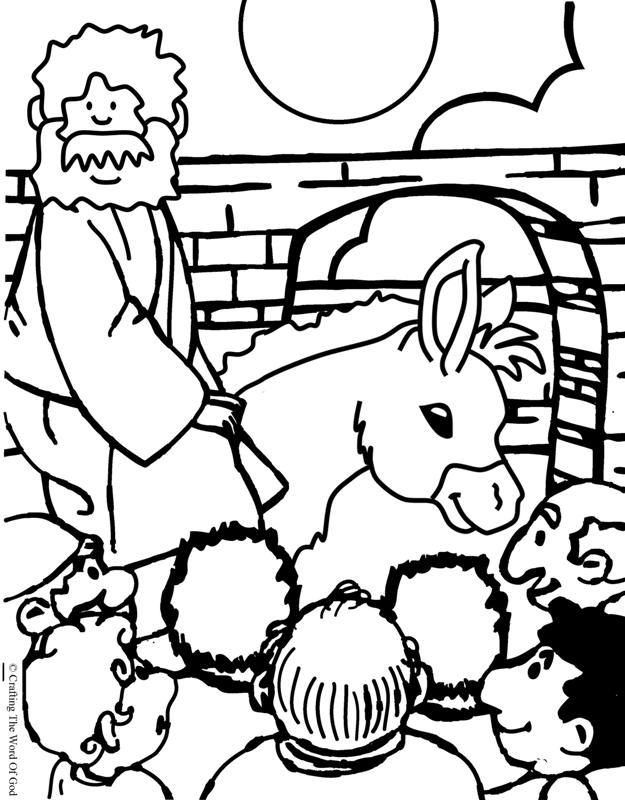 625x800 Jesus Enters Jerusalem Coloring Page Crafting The Word Of God