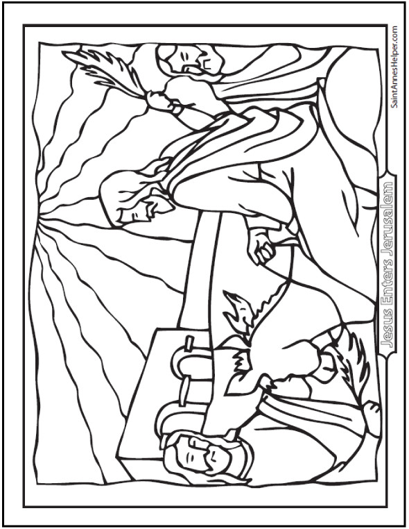 590x762 16 Best Of Images Of Jesus Riding Into Jerusalem On A Donkey