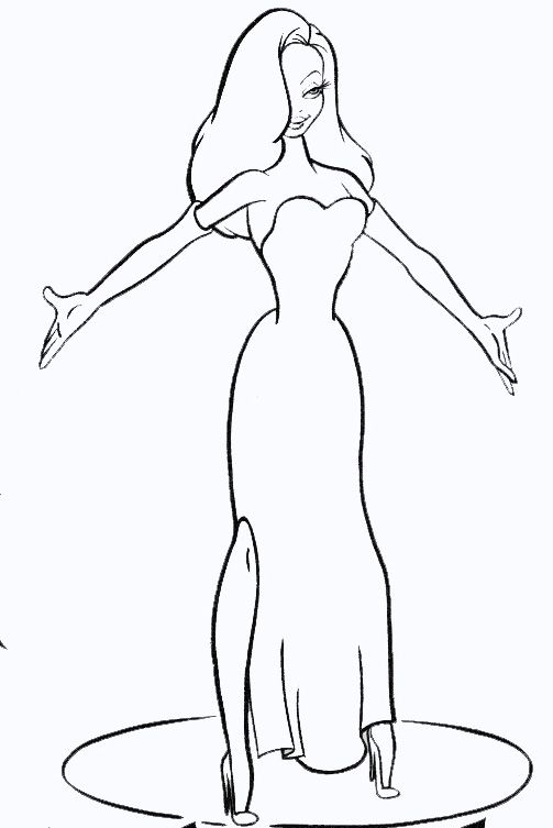 503x753 Pin By Annie Lafrance On Coloriage Jessica Rabbit Films