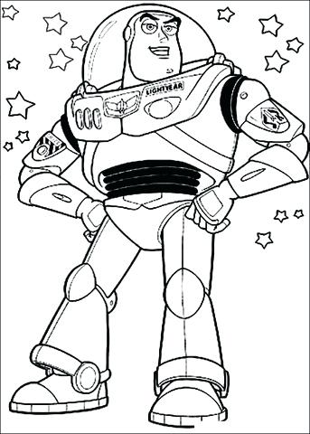343x480 Jessie Toy Story Para Colorear Buzz Shoots The Light Toy Story