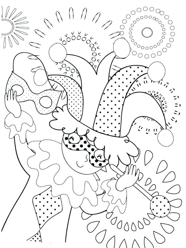 600x798 Carnival Coloring Page Jester Coloring Page Float Coloring Page