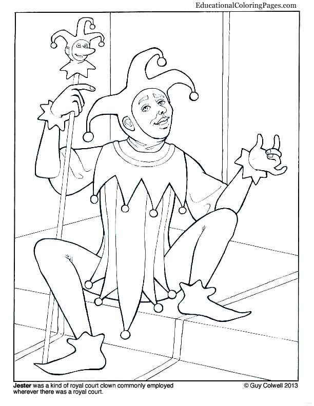 612x792 Clowns Coloring Pages