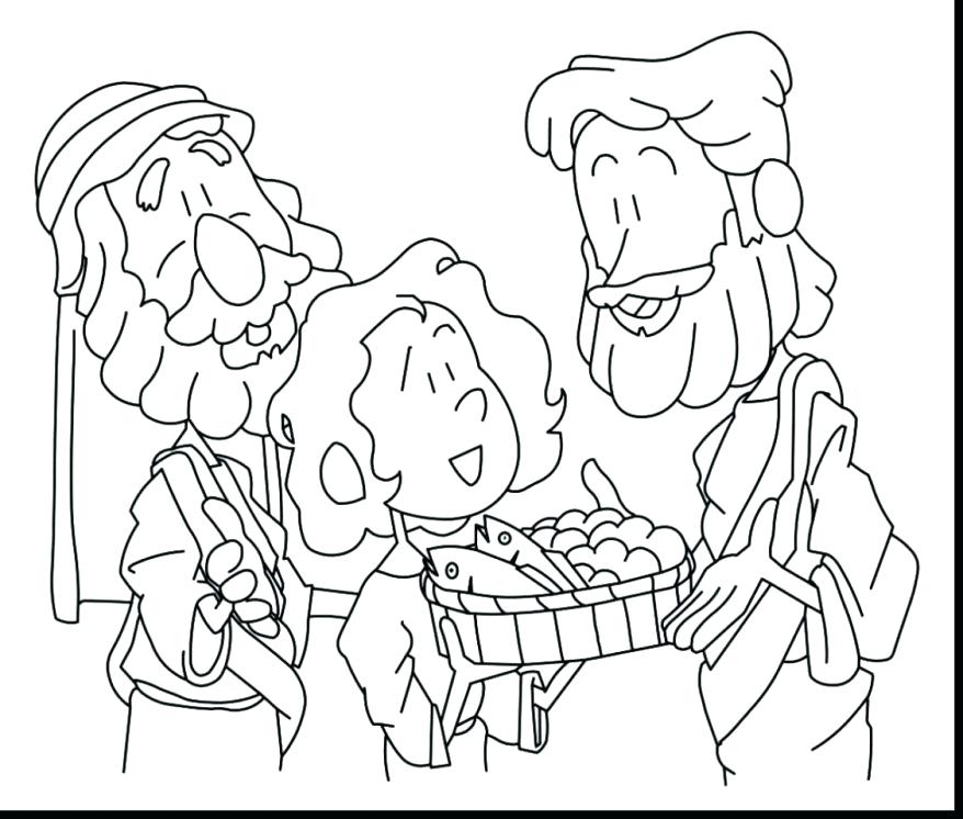 878x746 Jesus And The 12 Disciples Coloring Page