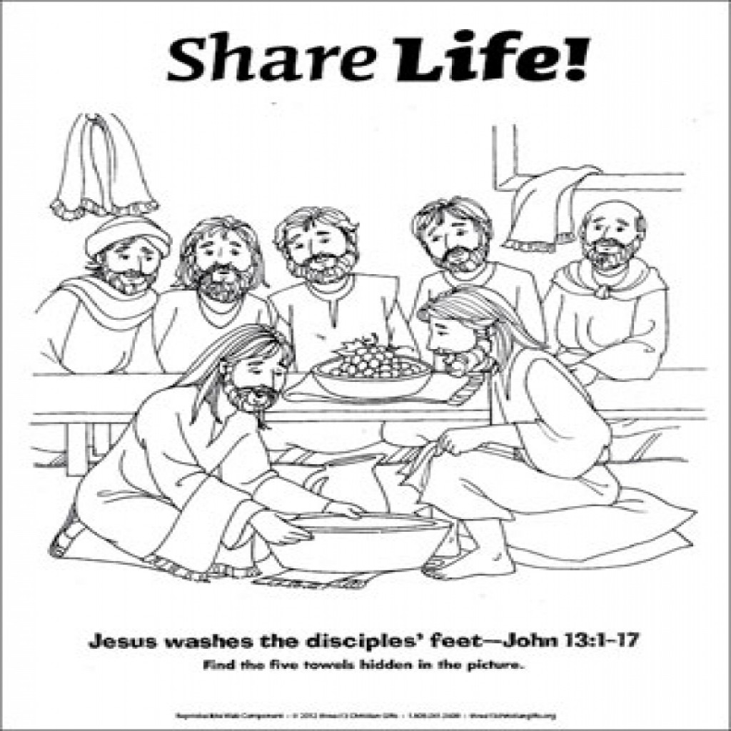 1024x1024 12 Disciples Coloring Pages Fancy Page