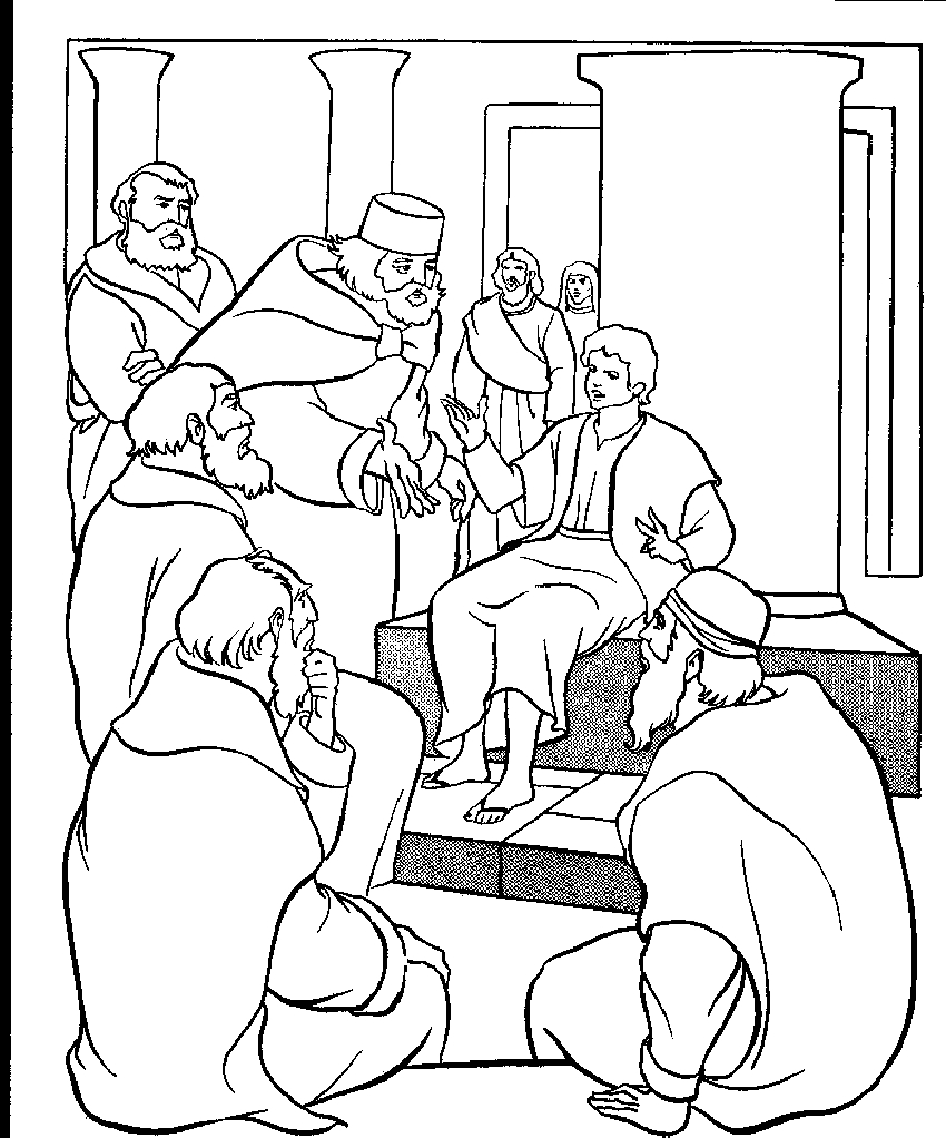 850x1022 Boy Jesus In The Temple Coloring Page Newyork