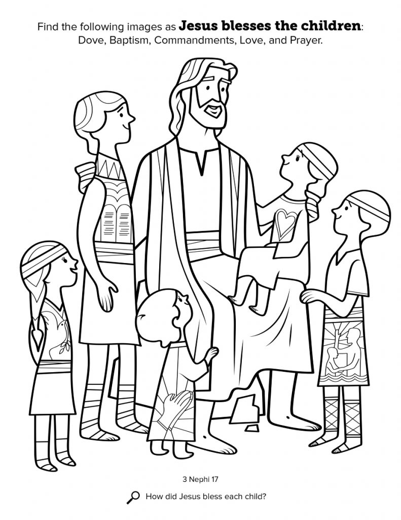 791x1024 Coloring Pages And Coloring Books. Jesus And Children Coloring