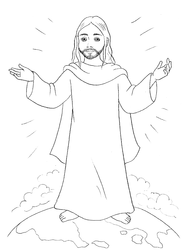 741x1008 Jesus Christ Coloring Pages