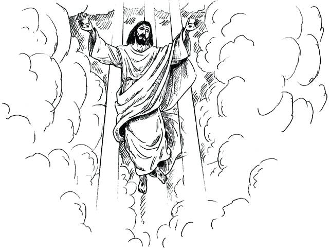 640x486 Coloring Jesus