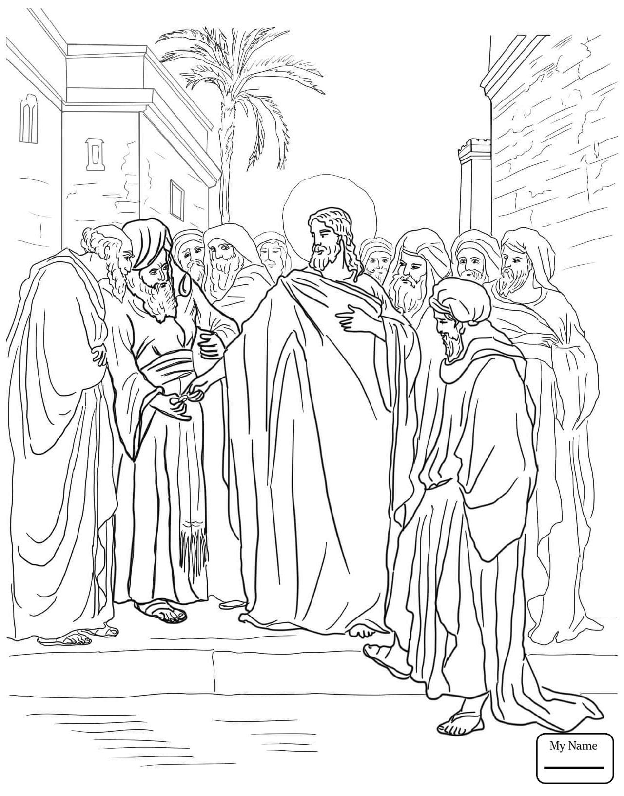 1280x1632 Appealing Jesus Calls The First Disciples Coloring Page Printable