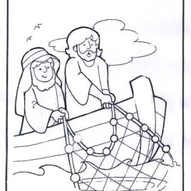 268x268 Jesus Calls His Disciples Coloring Pages Crafting The Word