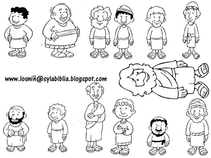 736x552 Jesus Disciples Coloring Page Jesus Disciples Coloring Page