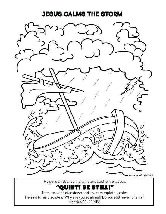 551x713 Jesus Calms The Storm Coloring Page Calms The Storm Coloring Sheet