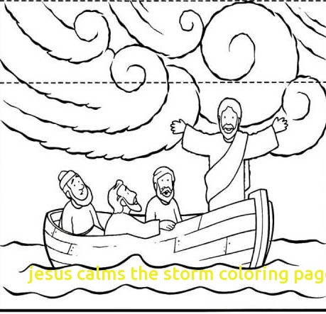 459x443 Jesus Calms The Storm Coloring Page With Jesus Calms The Storm