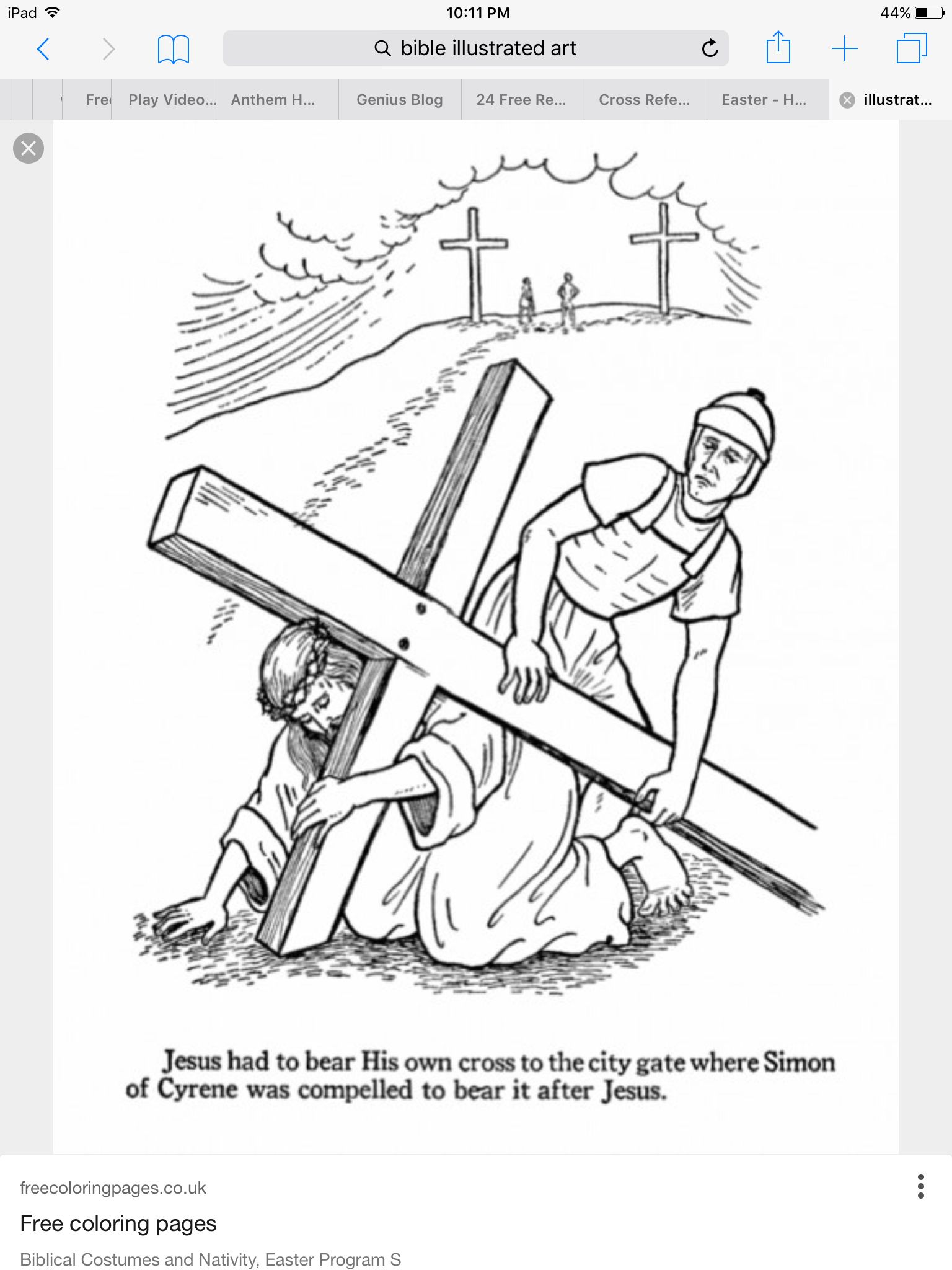 1536x2048 Jesus Carrying Cross Bible Art Journeling Jesus